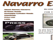 Tablet Screenshot of navarroengineering.com